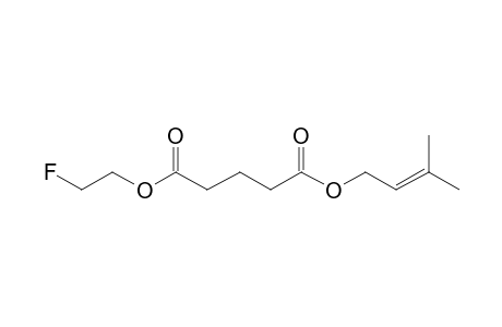 Glutaric acid, 3-methylbut-2-en-1-yl 2-fluoroethyl ester