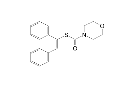 Morpholine-4-carbothioic acid, S-(1,2-diphenylvinyl) ester