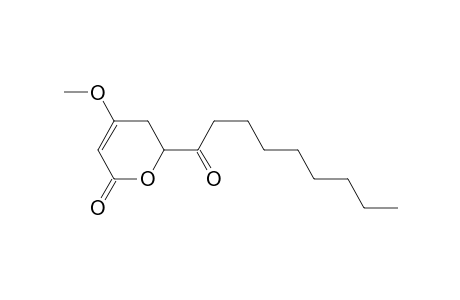 5,6-dihydro-4-methoxy-6-nonanoyl-2H-pyan-2-one