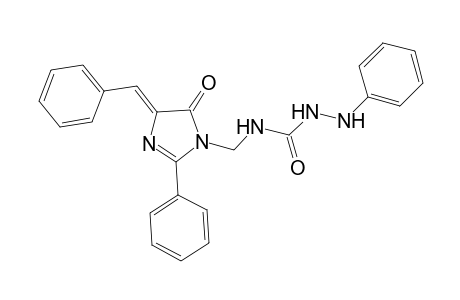 N-(4-Benzylidene-2-phenyl-5-imidazolone-1-yl)methyl-N'-phenylsemicarbazide