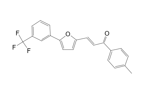 2-propen-1-one, 1-(4-methylphenyl)-3-[5-[3-(trifluoromethyl)phenyl]-2-furanyl]-, (2E)-