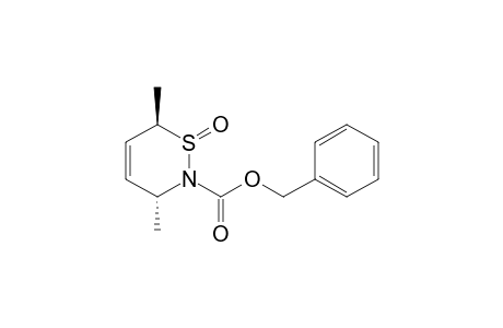 2H-1,2-Thiazine-2-carboxylic acid, 3,6-dihydro-3,6-dimethyl-, phenylmethyl ester, 1-oxide, (3.alpha.,6.beta.)-(.+-.)-