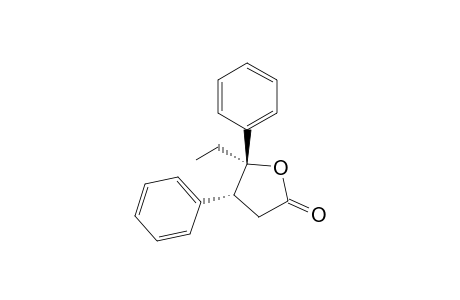(4R,5S)-5-ethyl-4,5-diphenyl-2-oxolanone
