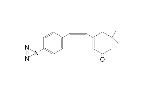 2-Cyclohexen-1-one, 5,5-dimethyl-3-[2-[4-(1H-triazirin-1-yl)phenyl]ethenyl]-