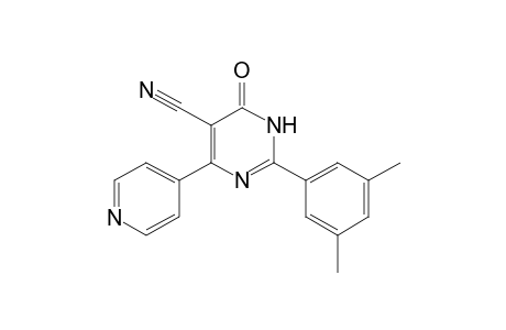 3,4-dihydro-4-oxo-6-(4-pyridyl)-2-(3,5-xylyl)-5-pyrimidinecarbonitrile