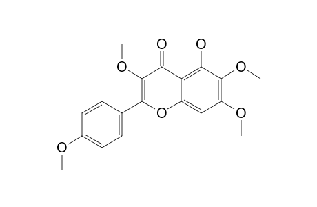 5-HYDROXY-3,6,7,4'-TETRAMETHOXYFLAVONE