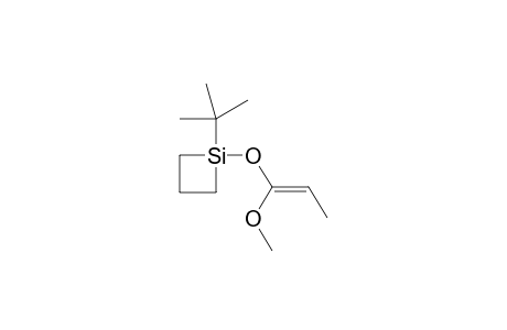 (E)-1-[(1-METHOXY-1-PROPENYL)-OXY]-1-(1,1-DIMETHYLETHYL)-SILACYCLOBUTANE;COMPOU-#(E)-4
