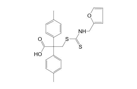 2,2-di-p-tolyl-3-mercaptopropionic acid, dithiofurfurylcarbamate
