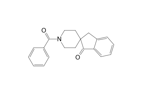 Spiro(1-indanon)-2,4'-(piperidine), N-benzoyl-