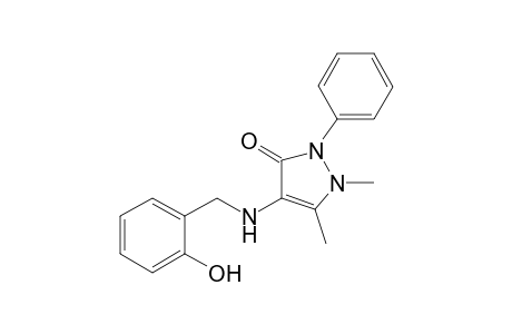 4-[(2-hydroxybenzyl)amino]-1,5-dimethyl-2-phenyl-1,2-dihydro-3H-pyrazol-3-one