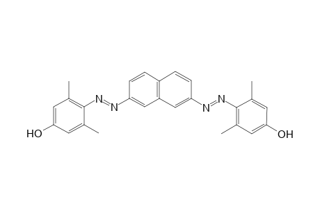 Naphthalene, 2,7-bis(2,6-dimethyl-4-hydroxyphenylazo)-