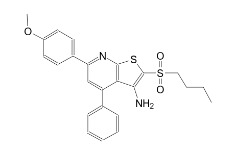 thieno[2,3-b]pyridin-3-amine, 2-(butylsulfonyl)-6-(4-methoxyphenyl)-4-phenyl-