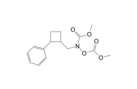 N,O-Bis(methoxycarbonyl)-N-[(2-phenylcyclpropyl)methyl]hydroxylamine