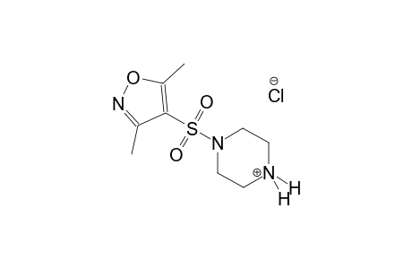 piperazinium, 1-[(3,5-dimethyl-4-isoxazolyl)sulfonyl]-, chloride