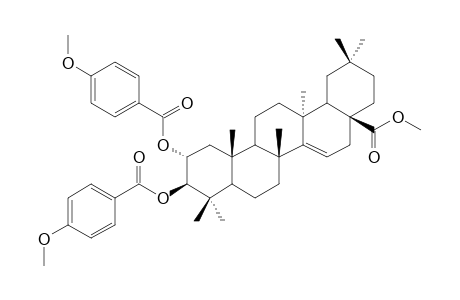 METHYL-2-ALPHA-HYDROXYALEURITOLATE-2,3-BIS-PARA-METHOXYBENZOATE