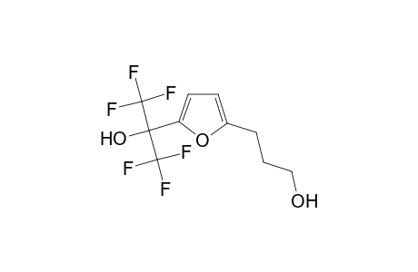 3-(5-[2,2,2-Trifluoro-1-hydroxy-1-(trifluoromethyl)ethyl]-2-furyl)-1-propanol