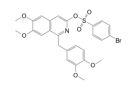 p-bromobenzenesulfonic acid, ester with 6,7-dimethoxy-1-veratryl-3-isoquinolinol
