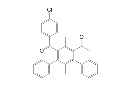 3-Acetyl-4'-chloro-2,5-dimethyl-4,6-diphenyl-benzophenone