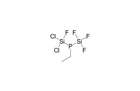 TRIFLUOROSILYL-DICHLOROFLUOROSILYL-ETHYLPHOSPHINE