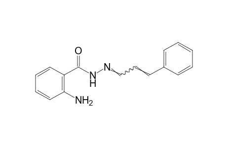 anthranilic acid, cinnamylidenehydrazide