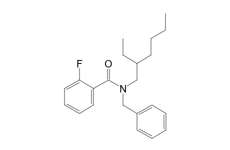 Benzamide, 2-fluoro-N-benzyl-N-(2-ethylhexyl)-