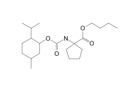 1-Aminocyclopentanecarboxylic acid, N-((1R)-(-)-menthyloxycarbonyl)-, butyl ester