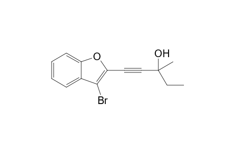 1-(3-bromo-1-benzofuran-2-yl)-3-methylpent-1-yn-3-ol