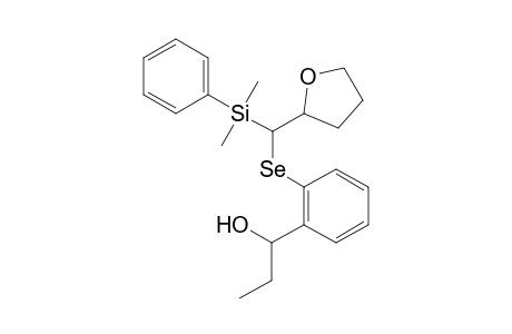 2-{1'-[2''-(1'"-Hydroxypropyl)phenyl]selenyl}-1-{[dimethyl)(phenyl)silyl]methyl}tetrahydrofuran