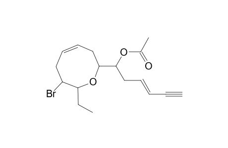 2H-Oxocin-2-methanol, 7-bromo-8-ethyl-3,6,7,8-tetrahydro-.alpha.-2-penten-4-ynyl-, acetate, [2R-[2.alpha.[R*(E)],7.beta.,8.alpha.]]-