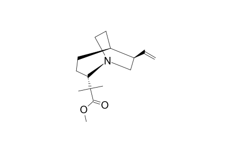 2-METHYL-2-(6-VINYL-1-AZA-BICYCLO-[3.2.2]-NON-2-YL)-PROPIONIC_ACID_METHYLESTER