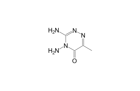 1,2,4-triazin-5(4H)-one, 3,4-diamino-6-methyl-