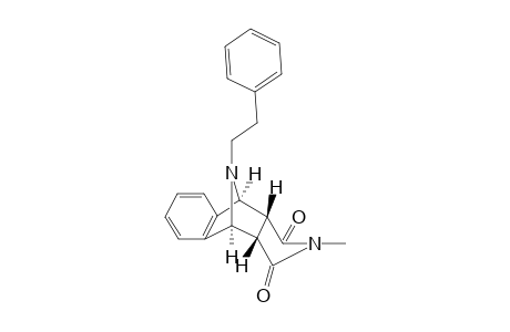 endo-1,2,3,4-tetrahydro-N-methyl-9-(beta-phenylethyl)-1,4-iminonaphthalin-2,3-dicarboximide