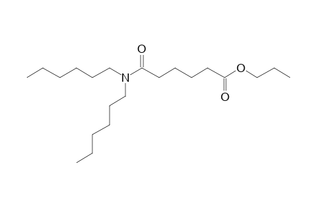 Adipic acid, monoamide, N,N-dihexyl-, propyl ester