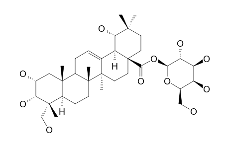 2-ALPHA,3-ALPHA,19-ALPHA,23-TETRAHYDROXYOLEAN-12-EN-28-O-BETA-D-GALACTOSIDE