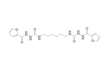 2-(2-furoyl)-N-[6-({[2-(2-furoyl)hydrazino]carbonyl}amino)hexyl]hydrazinecarboxamide