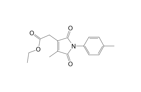 1H-Pyrrole-3-acetic acid, 2,5-dihydro-4-methyl-1-(4-methylphenyl)-2,5-dioxo-, ethyl ester