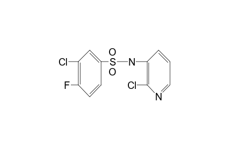 3-chloro-N-(2-chloro-3-pyridyl)-4-fluorobenzenesulfonamide