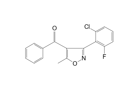 3-(2-chloro-6-fluorophenyl)-5-methyl-4-isoxazolyl phenyl ketone