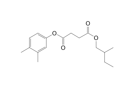 Succinic acid, 3,4-dimethylphenyl 2-methylbutyl ester