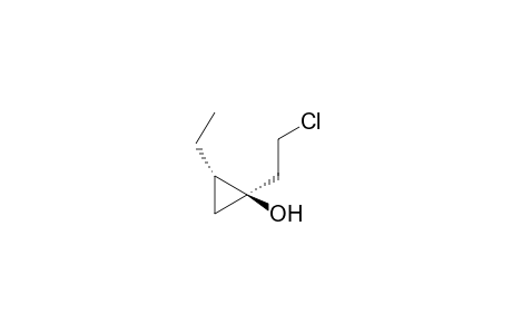 (E)-2-Ethyl-1-(2-chloroethyl)cyclopropan-1-ol