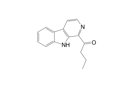 1-(9H-.beta.-Carbolin-1-yl)-butan-1-one