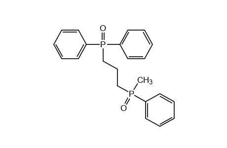 1-(diphenylphosphinyl)-3-(methylphenylphosphinyl)propane