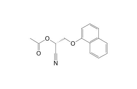 (S)-(-)-1-cyano-2-(1-naphthyloxy)ethyl acetate