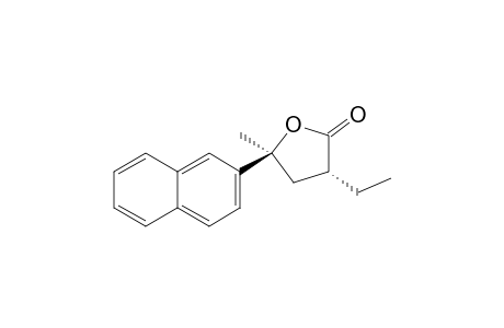 (-)-trans-.alpha.-Ethyl-.gamma.-methyl-.gamma.-(2-naphthyl)-.gamma.-butyrolactone