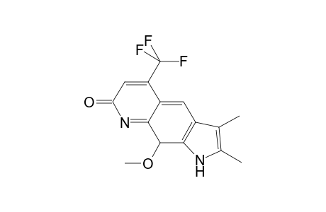 9-Methoxy-2,3-dimethyl-5-(trifluoromethyl)-1,9-dihydro-7H-pyrrolo[3,2-g]quinolin-7-one