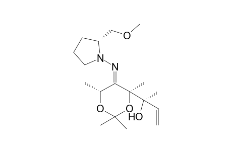 (E)-(2R/S)-2-{(4S,6R)-5-[(2'R)-2'-(Methoxymethyl)tetrahydro-1'H-1'-pyrrolylimino]-2,2,4,6-tetramethyl-1,3-dioxan-4-yl}-3-buten-2-ol