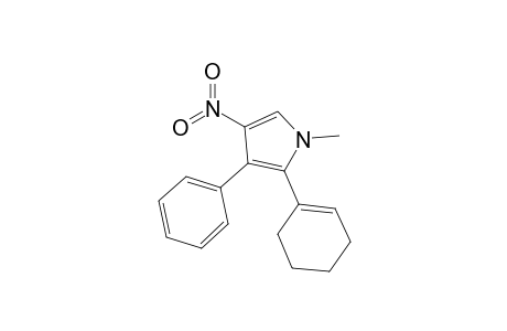 2-(1-cyclohexenyl)-1-methyl-4-nitro-3-phenylpyrrole