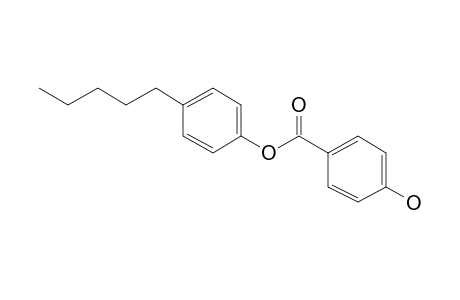 Benzoic acid, 4-hydroxy-, 4-pentylphenyl ester