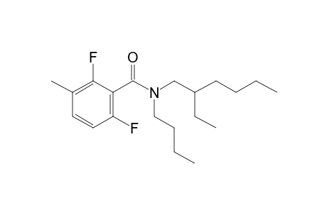 Benzamide, 2,6-difluoro-3-methyl-N-butyl-N-(2-ethylhexyl)-