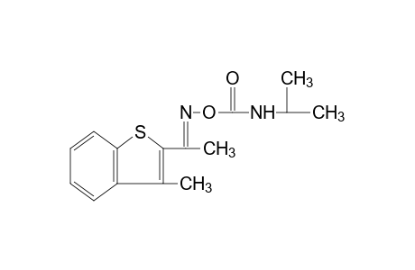 methyl 3-methylbenzo[b]thien-2-yl ketone, O-(isopropylcarbamoyl)oxime